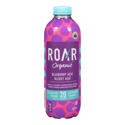 ROAR BLUEBERRY ACAI BIO DRINK, 12 X 532 ML