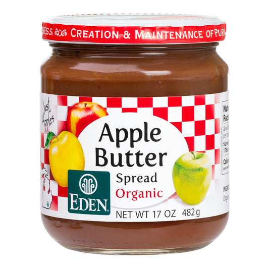 EDEN FOODS, APPLE BUTTER OR, 12 x 482ML
