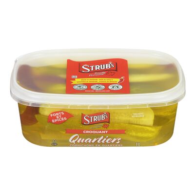 STRUBS SPICY PICKLES, 12 X 1 L