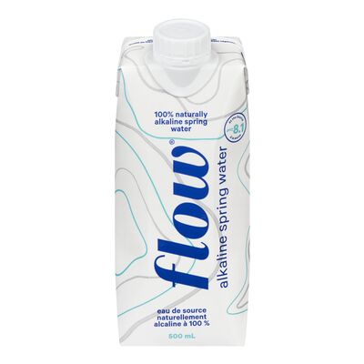 FLOW ALKALINE SPRING WATER, 12 X 500 ML