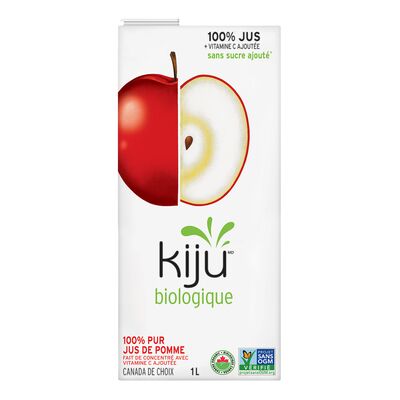 KIJU ORGANIC APPLE JUICE, 12 X 1 L