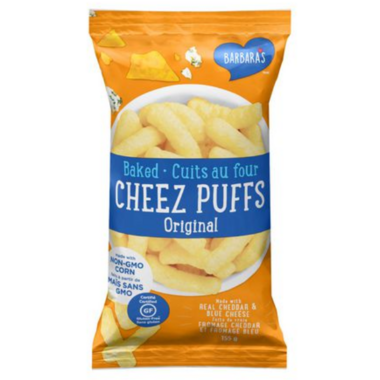 BARBARA'S BAK, ORIGINAL BAKED CHEEZ PUFFS, 12 x 155G