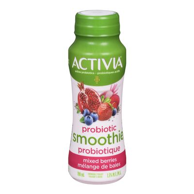 ACTIVIA BERRY PROBIOTIC SMOOTHIE, 8 X 190 ML
