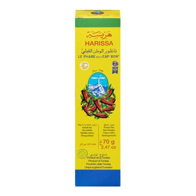 LEPHARE DU CAP HARISSA SAUCE TUBE, 12 X 70 G