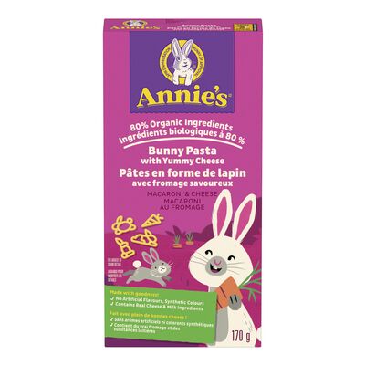 ANNIE'S BUNNY CHEESE PASTA, 12 X 170 G