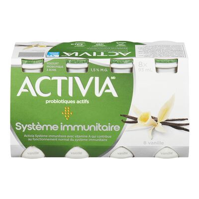 ACTIVIA DRINK PLAIN, 6 X 8 X 93 ML
