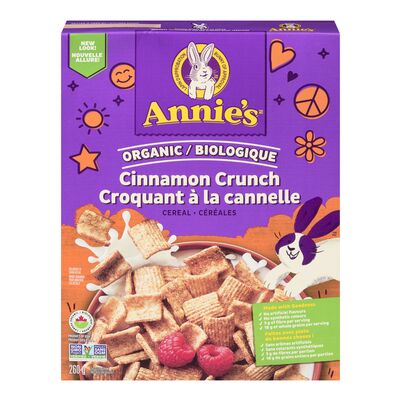 ANNIE'S CINNAMON CRUNCH CEREAL, 10 X 260 G