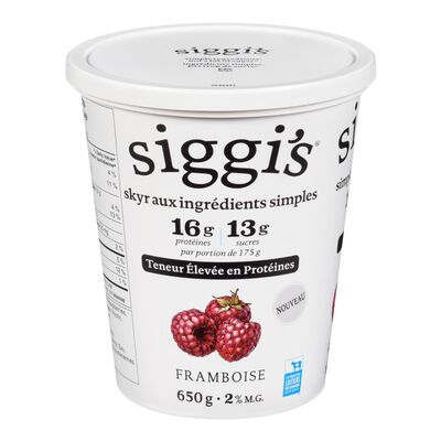 SIGGI'S SKYR RASPBERRY, 6 X 650 G