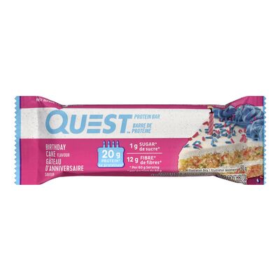 QUEST BAR PROTEIN BIRTHDAY CAKE, 12 X 60 G
