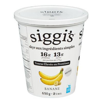 SIGGI'S SKYR BANANA, 6 X 650 G