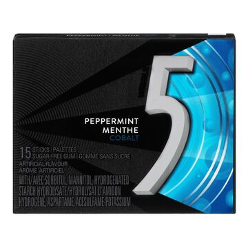 5 GUM RAIN GREEN MINT GUM, 10 X 1 UN