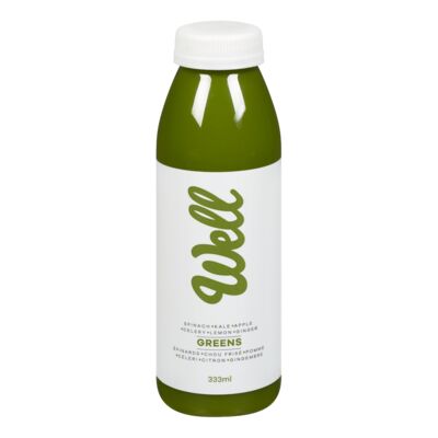 WELL JUICERY, WELL GREENS, 6 x 333ML