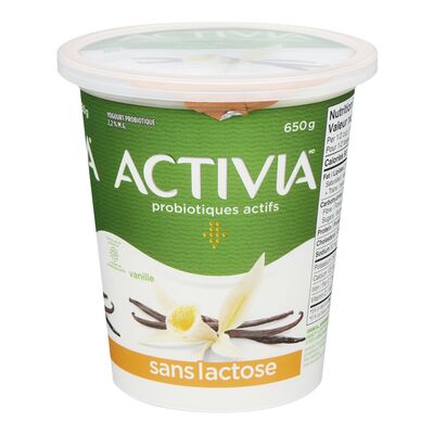ACTIVIA YOGURT PROBIOTIC VANILLA 2.9% SLACT, 6 X 650 G