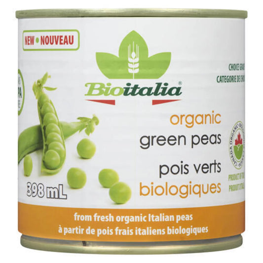 BIOITALIA GREEN PEAS, 12 X 398 ML