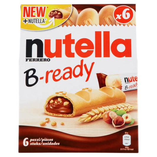 NUTELLA NUTELLA B-READY BARS, 16 X 6 X 22 G