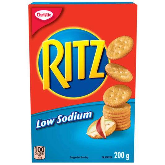 CHRISTIE RITZ CRACKER REDUCED SODIUM, 12 X 200 G