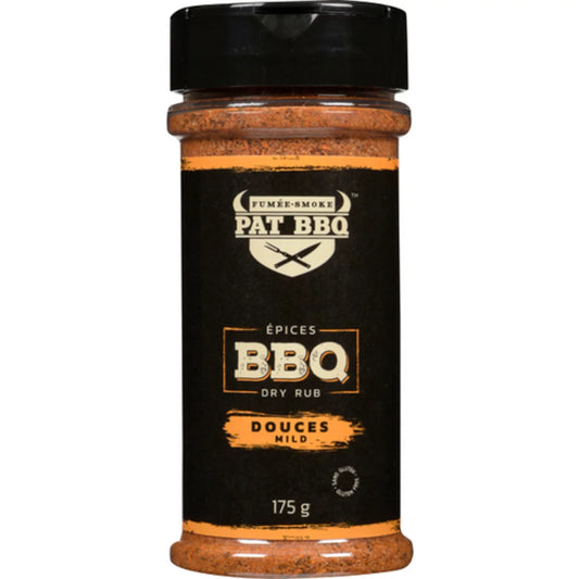 PATBBQ MILD BBQ SPICES, 12 X 175 G