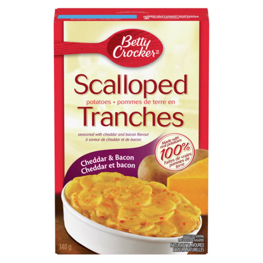BETTY CROCKER POTATOES AU GRATIN WITH BACON, 12 X 148 G