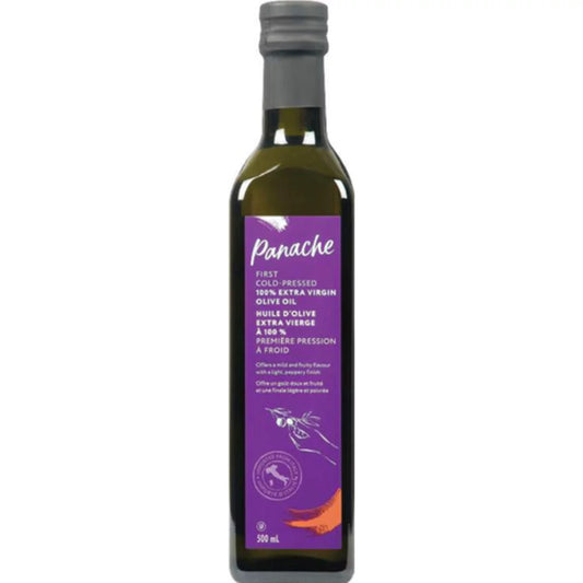 PANACHE EXTRA VIRGIN OLIVE OIL, 12 X 500 ML
