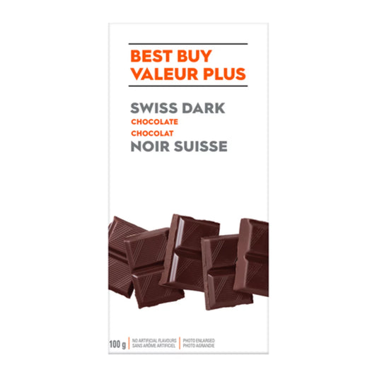 BEST BUY CHOCOLATE SWISS DARK, 41 X 100 G