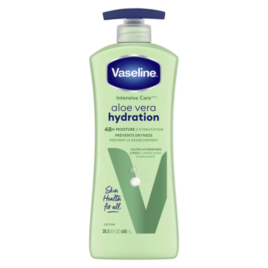 VASELINE LOTION ALOE BODY, 4 X 600 ML