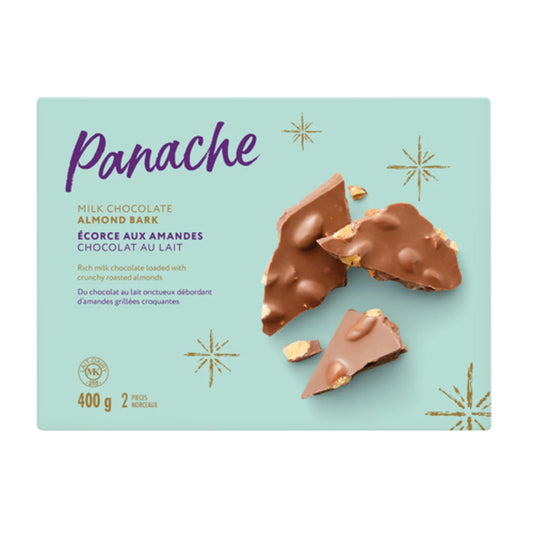 PANACHE CHOCOLATE MILK ALMONDS, 12 X 400 G