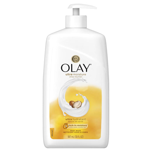 OLAY BODY WASH ULTRA MOIST, 4 X 887 ML