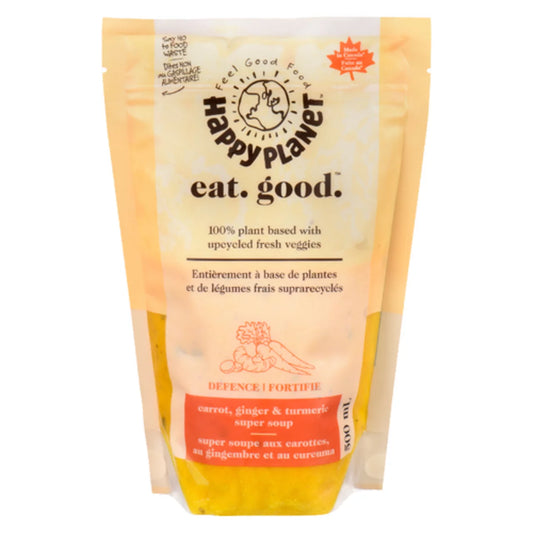 HAPPY PLANET, CARROT GINGER&TURMERIC, 6 x 500ML