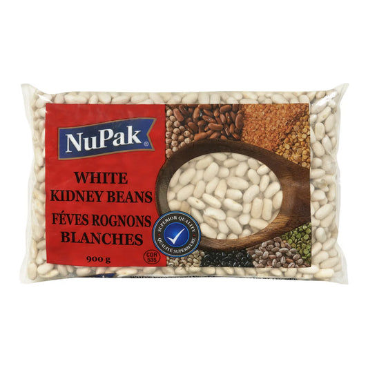 NUPAK WHITE KIDNEY BEANS, 12 X 900 G