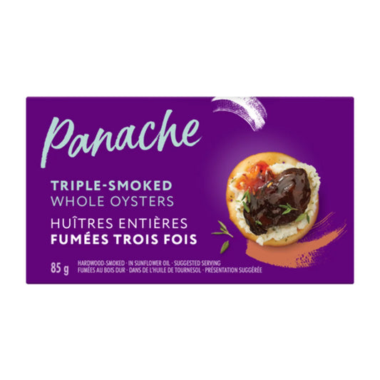 PANACHE SMOKED OYSTERS, 24 X 85 G