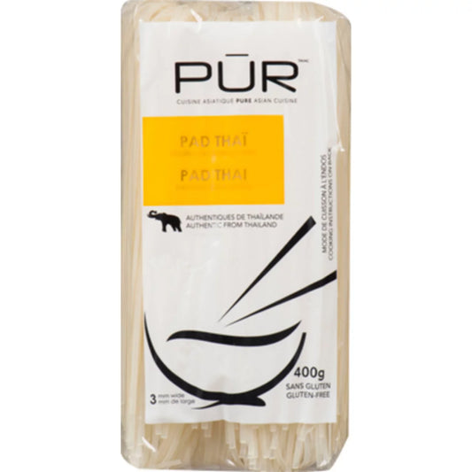 PURE PAD THAI NOODLES, 12 X 400 G