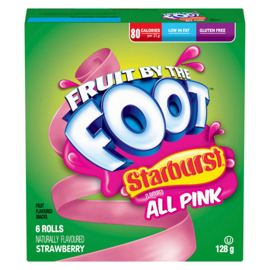 BETTY CROCKER FRUIT ROLLING STARBURST, 12 X 128 G
