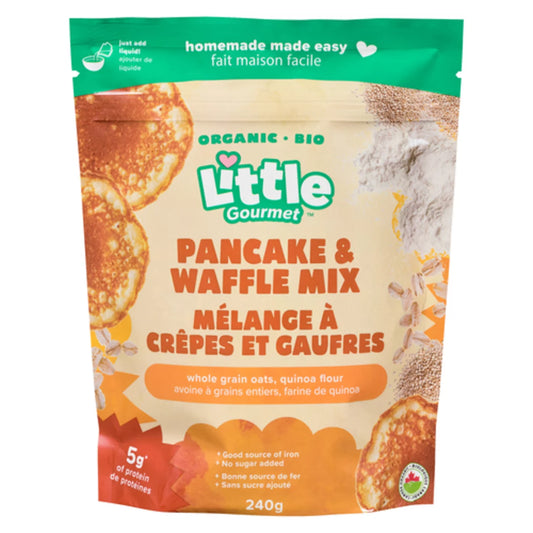 BABY GOURMET PANCAKE WAFFLE MIX, 6 X 240 G