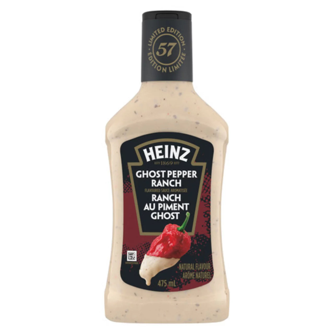 HEINZ RANCH GHOST PEPPER SAUCE, 10 X 475 ML