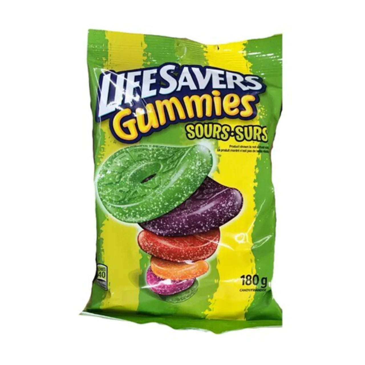 LIFESAVER GUMMIES SOUR, 12 X 180 G