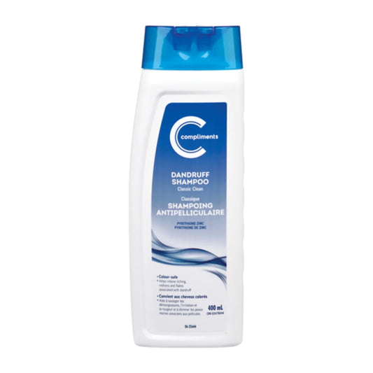 COMPLIMENTS CLASSIC DANDRUFF SHAMPOO, 6 X 400 ML