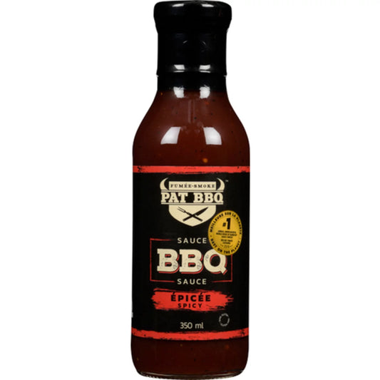 PATBBQ SPICY BBQ SAUCE, 12 X 350 ML