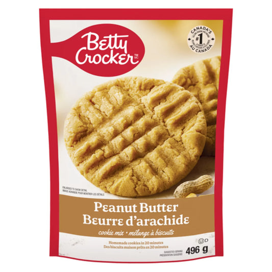 BETTY CROCKER PEANUT BUTTER BISCUIT, 12 X 496 G