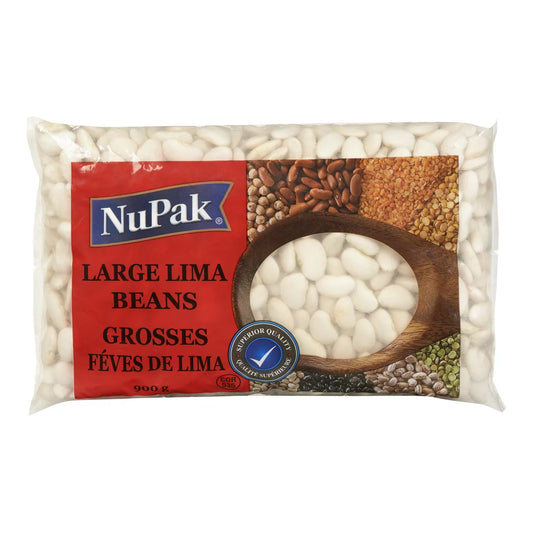 NUPAK LARGE LIMA BEANS, 12 X 900 G