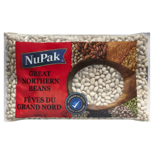 NUPAK GREAT NORTHERN BEANS, 12 X 900 G