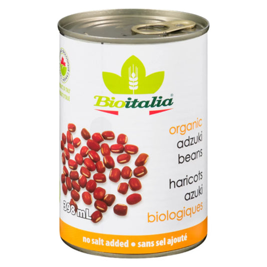 BIOITALIA ORGANIC ADZUKI BEANS, 12 X 398 ML