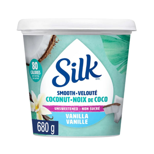 SILK COCONUT MILK VANILLA UNSWEETENED, 6 X 680 G