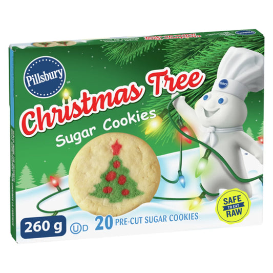 PILLSBURY CHRISTMAS TREE-SHAPED BISCUIT DOUGH, 12 X 260 G