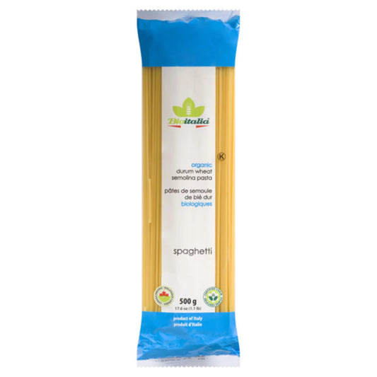 BIOITALIA VEGETABLE SPAGHETTI PASTA, 20 X 500 G