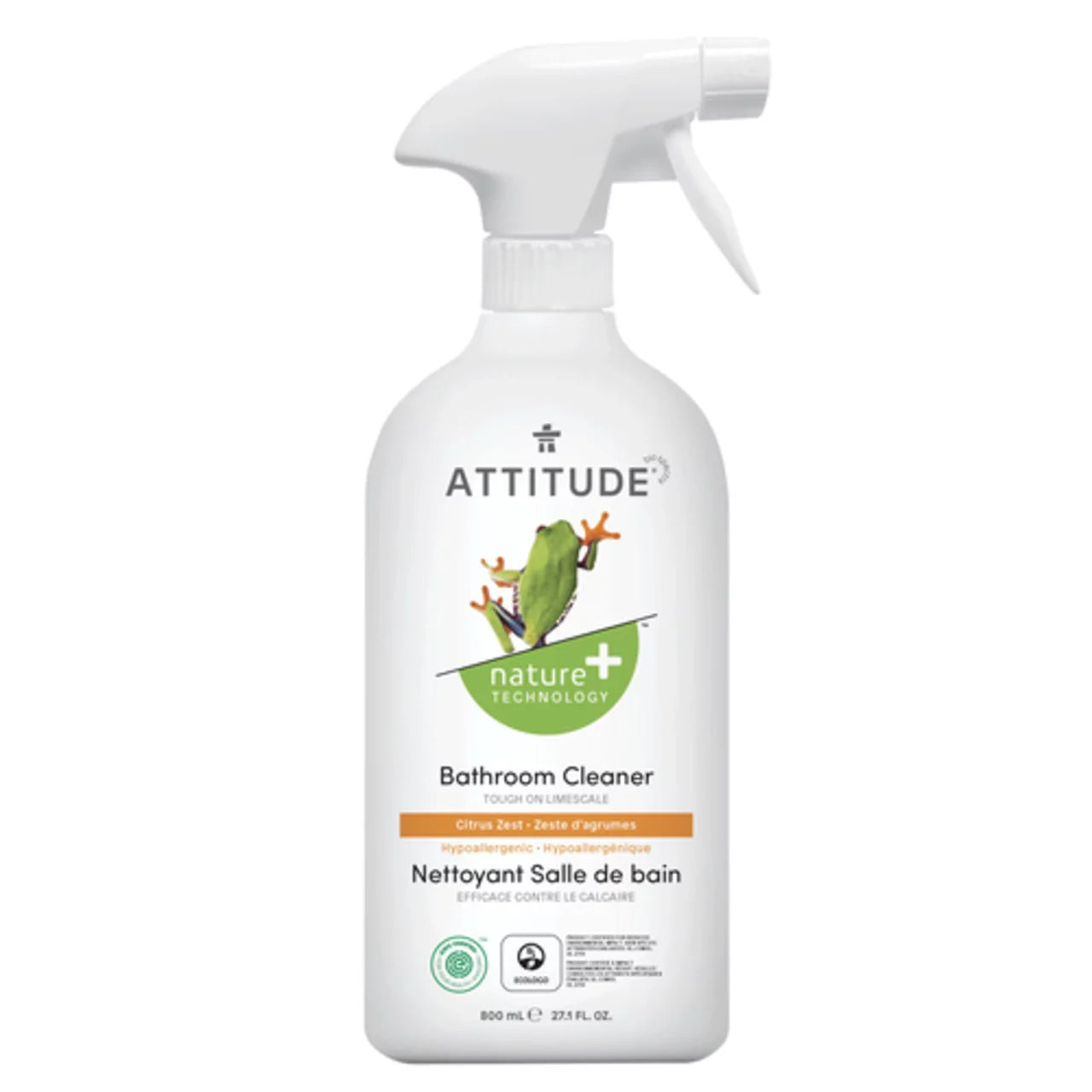ATTITUDE BATHROOM CLEANER ANTI-MOLD, 6 X 800 ML