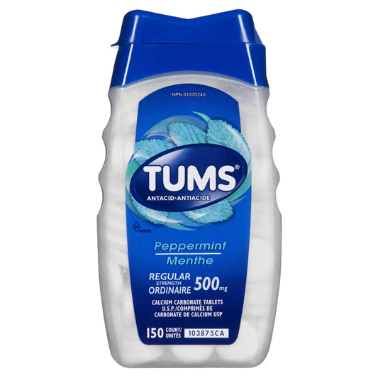 TUMS ANTACID REGULAR, 6 X 150 UN