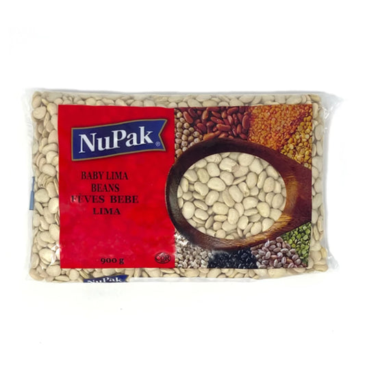 NUPAK BABY LIMA BEANS, 12 X 900 G