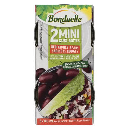 BONDUELLE MINI RED BEANS, 6 X 106 ML