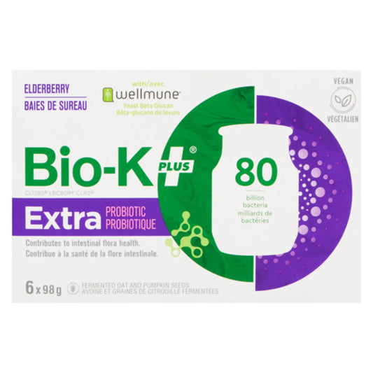 BIO-K+ EXTRA ELDERBERRY, 4 X 6 X 98 G