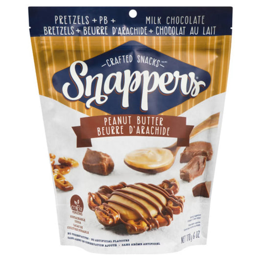 SNAPPERS PEANUT BUTTER, 10 X 170 G